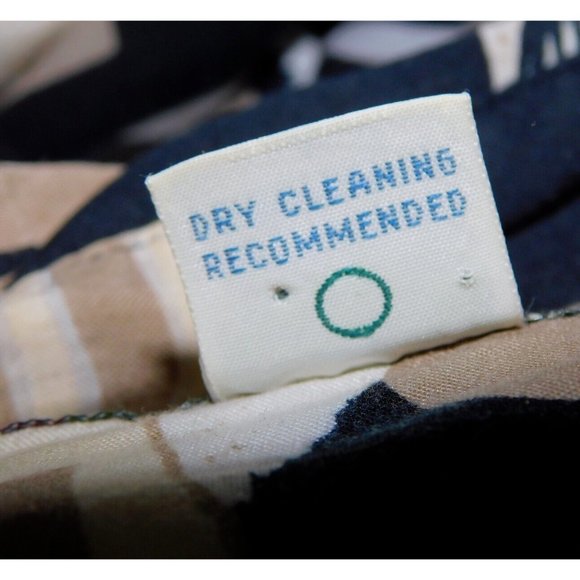 VTG Natural Issue By Feldini Men L Tan Black Geometric Shapes rayon Button Shirt - Picture 3 of 11